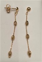 Earrings Duezeta Woman in Yellow Gold OROGPENDF2ZM16